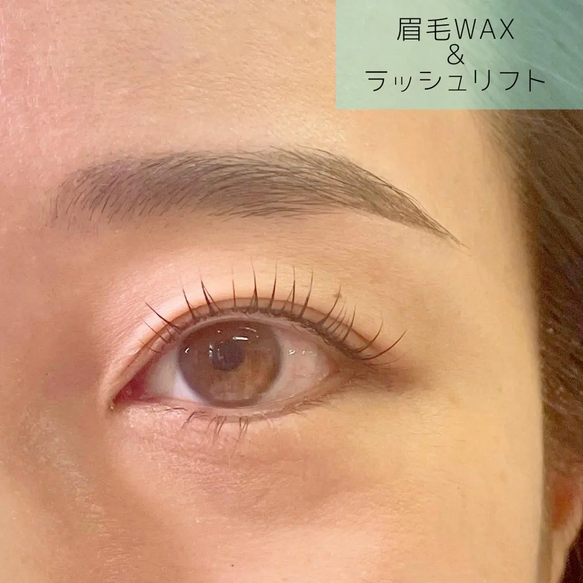 マツエク・マツパ アイブロウ 一重×まつ毛パーマ ワックス脱毛 サン美容室 ♡の眉毛・アイブロウイメージ