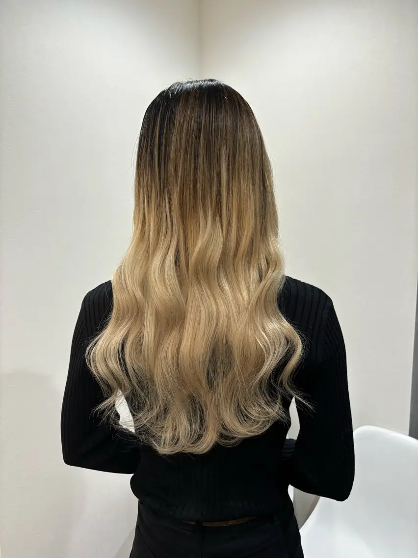 ロング プルエクステ エクステ エクステ 江田 悠真のヘアスタイル