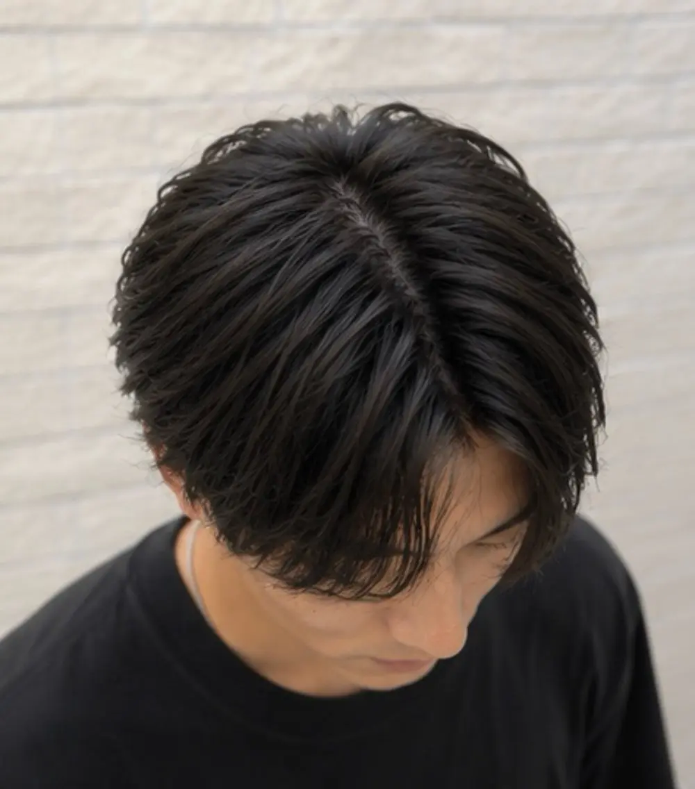 ミディアム メンズ 🔥メンズカット& メンズカラー保坂太一のヘアスタイル