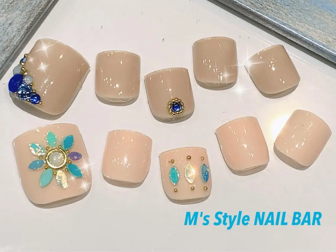 ネイル フットネイル M's Style NAIL BARのネイルデザイン