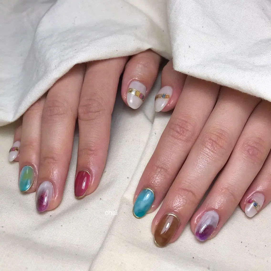 ネイル ハンドネイル chai nail _ai📍鶴橋/桃谷のネイルデザイン