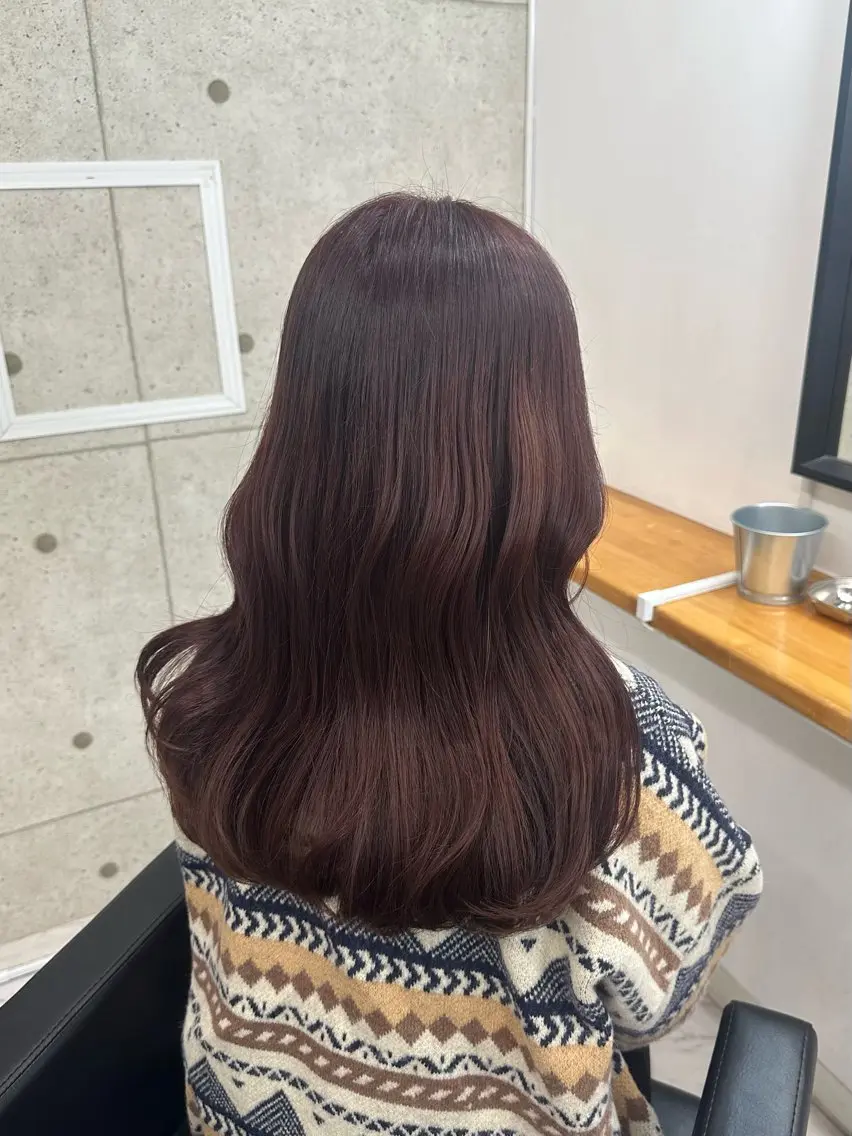 ロング カラー ヘアカラー トリートメント 🎀透明感 カラーHiROEのヘアスタイル