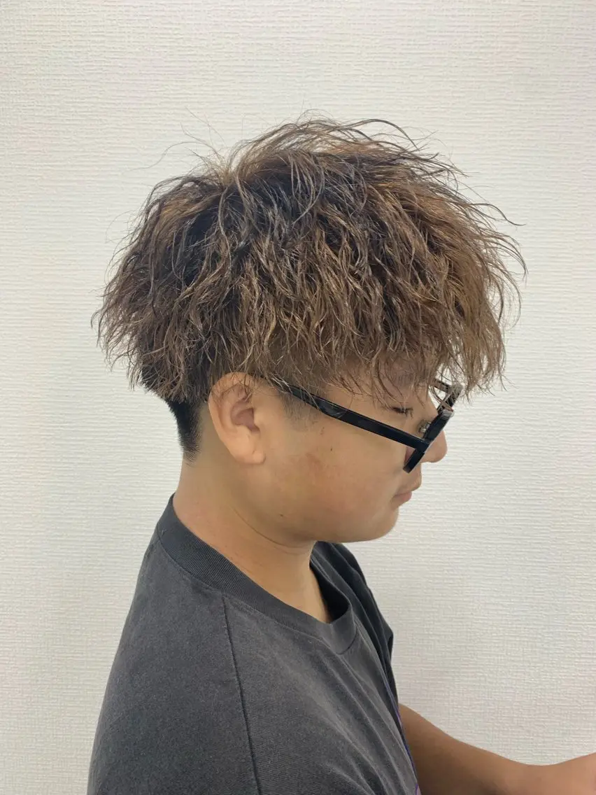 ショート カラー パーマ メンズ ⚡️お値段以上⚡️ RYUKIのヘアスタイル