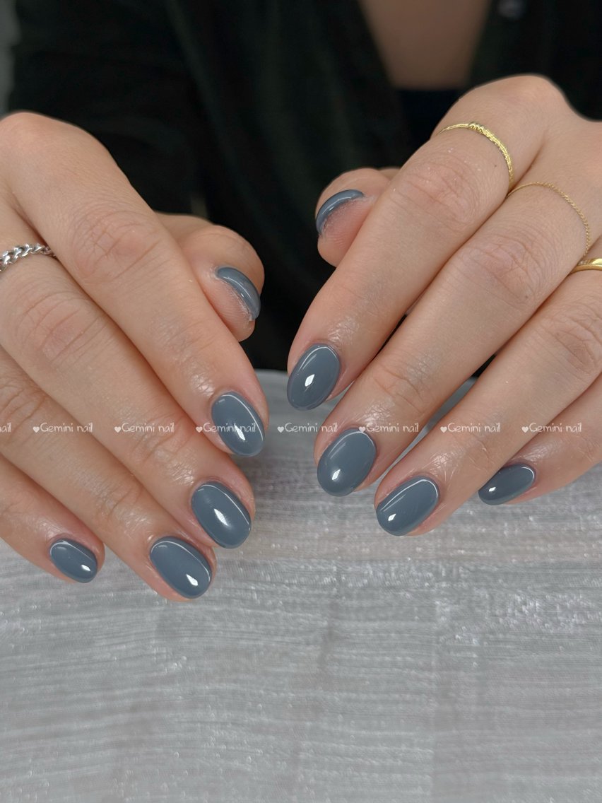 ネイル ワンカラーネイル Gemini nail.Yukiのネイルデザイン