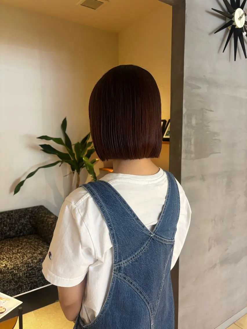 ショート カラー カット ヘアカラー KAREN（ému） 伏見/カットモデルのヘアスタイル