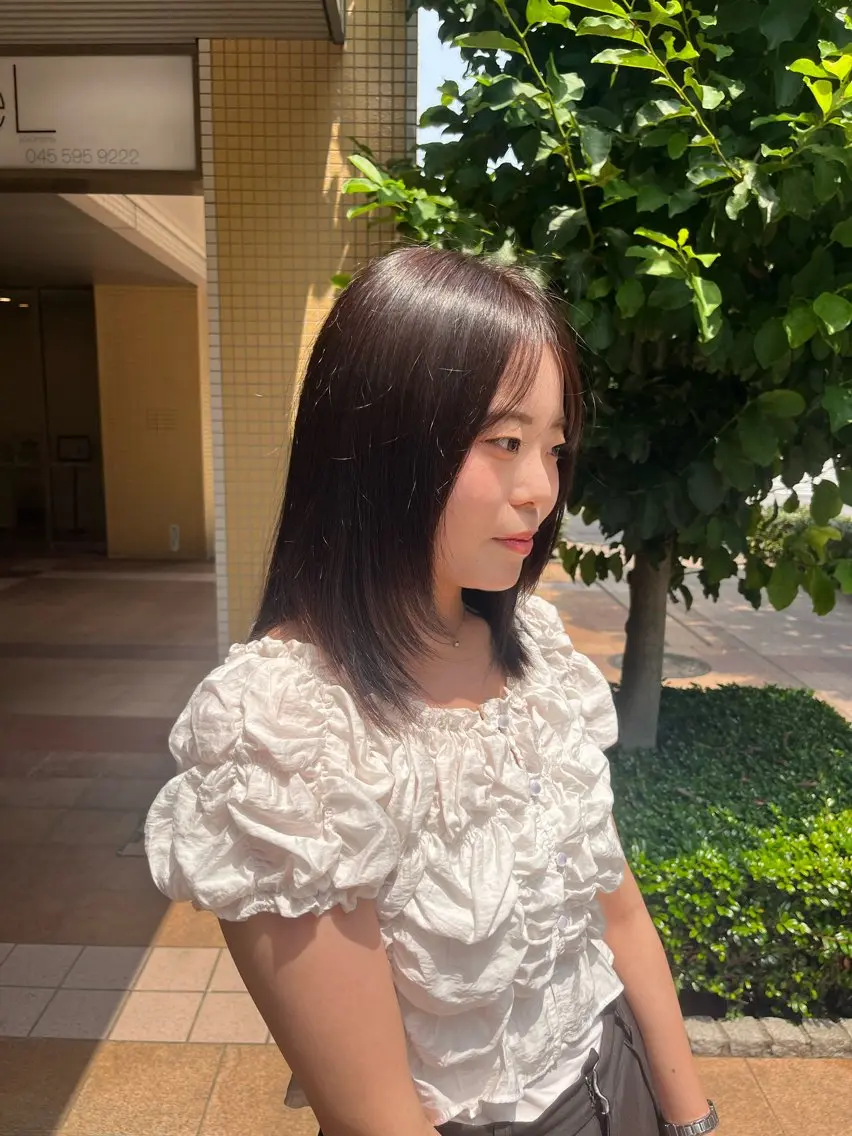 セミロング 横浜/RIRIA ✮のヘアスタイル