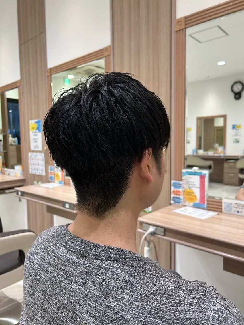 メンズ モデル募集中 松原京のヘアスタイル
