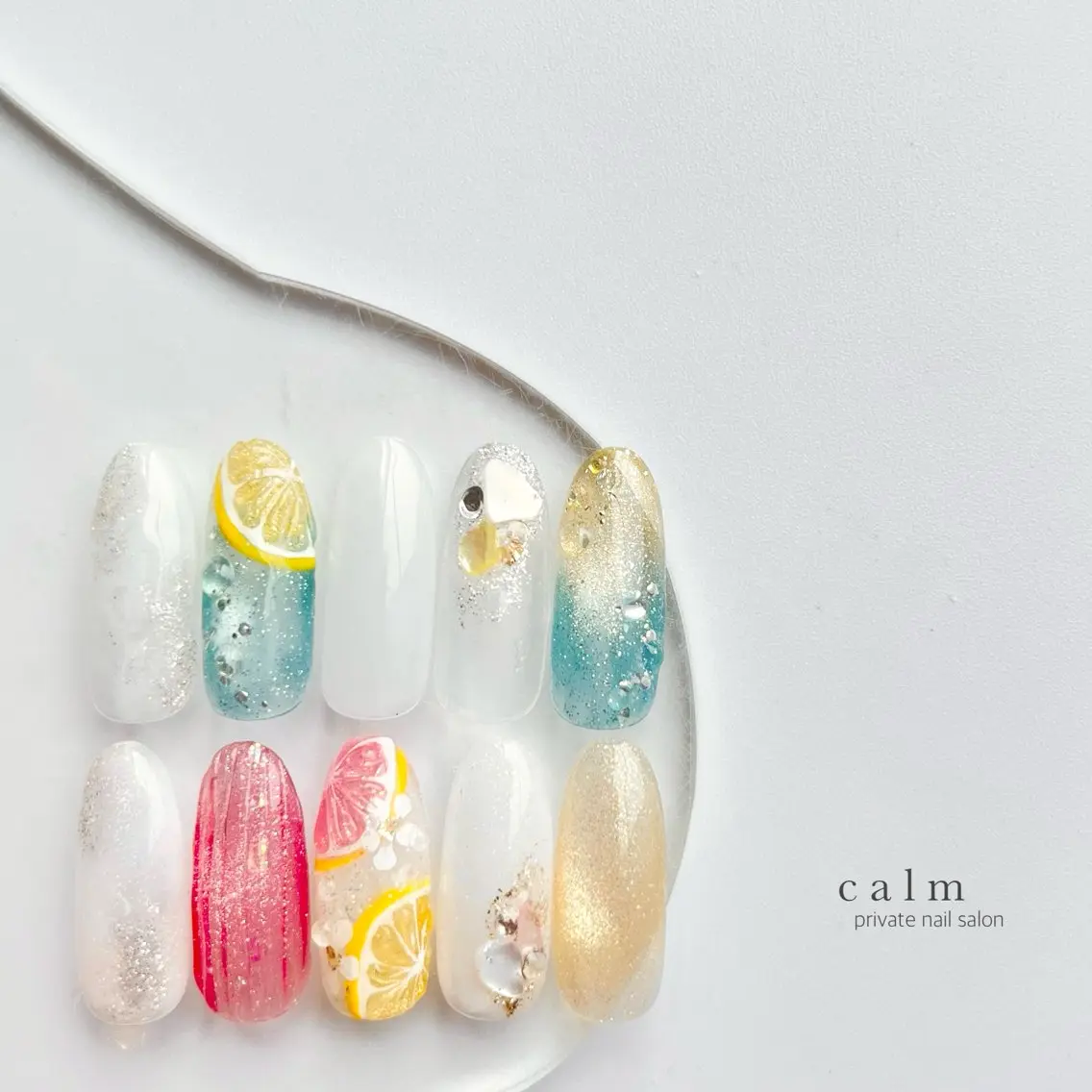 ネイル ハンドネイル calm 〔ｶｰﾑ〕のネイルデザイン