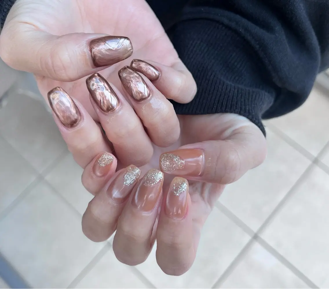 ニュアンスネイルの写真