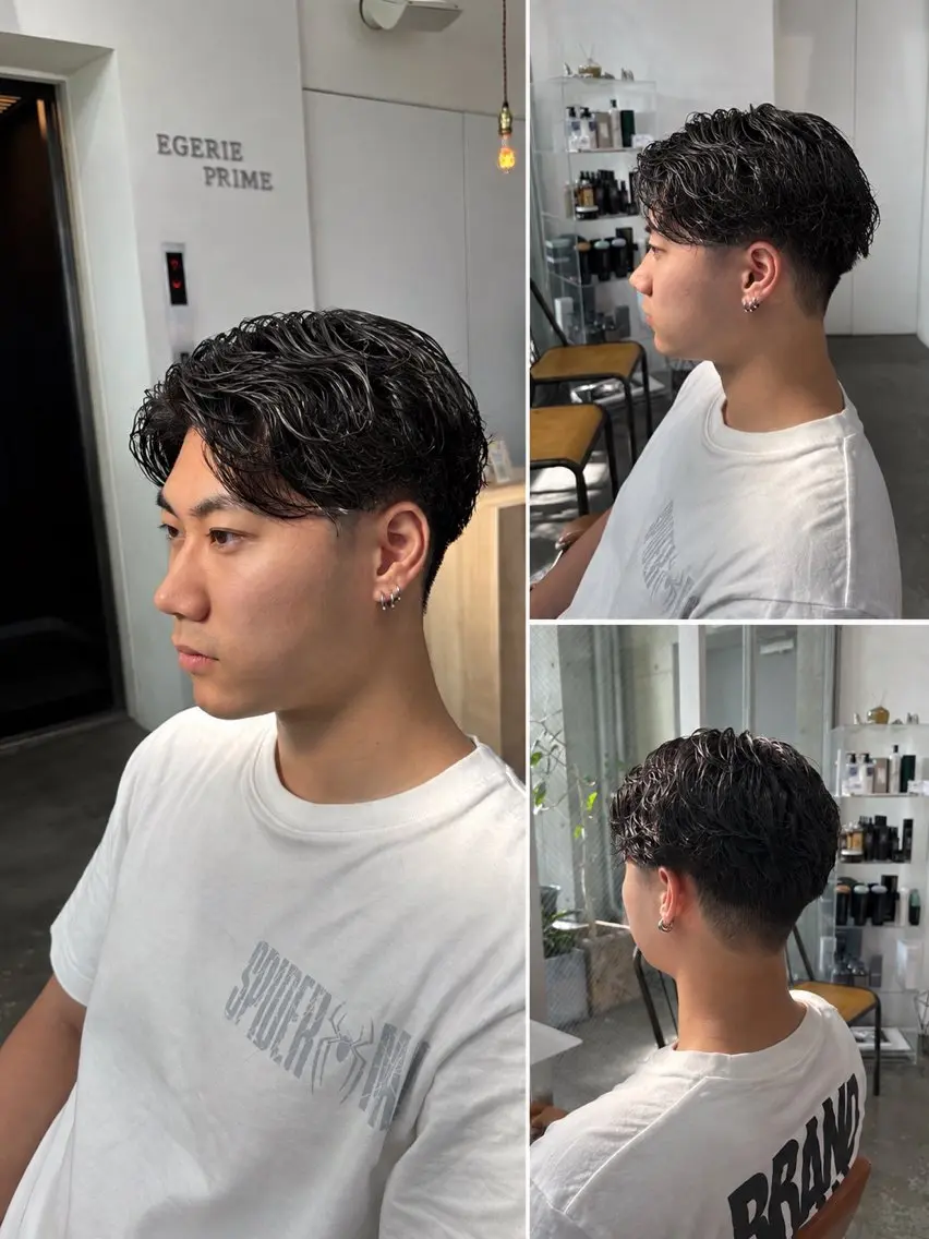 メンズ カット パーマ ヘッドスパ 恵比寿/メンズ/ レディース/井向のヘアスタイル