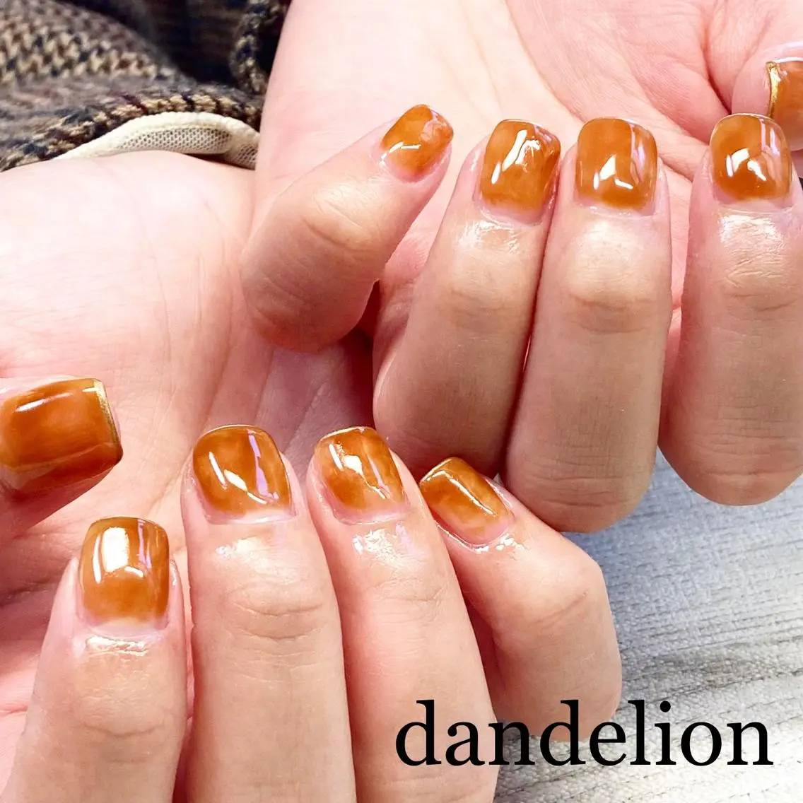 ネイル ハンドネイル ハンドケア dandelion ダンデライオンのネイルデザイン