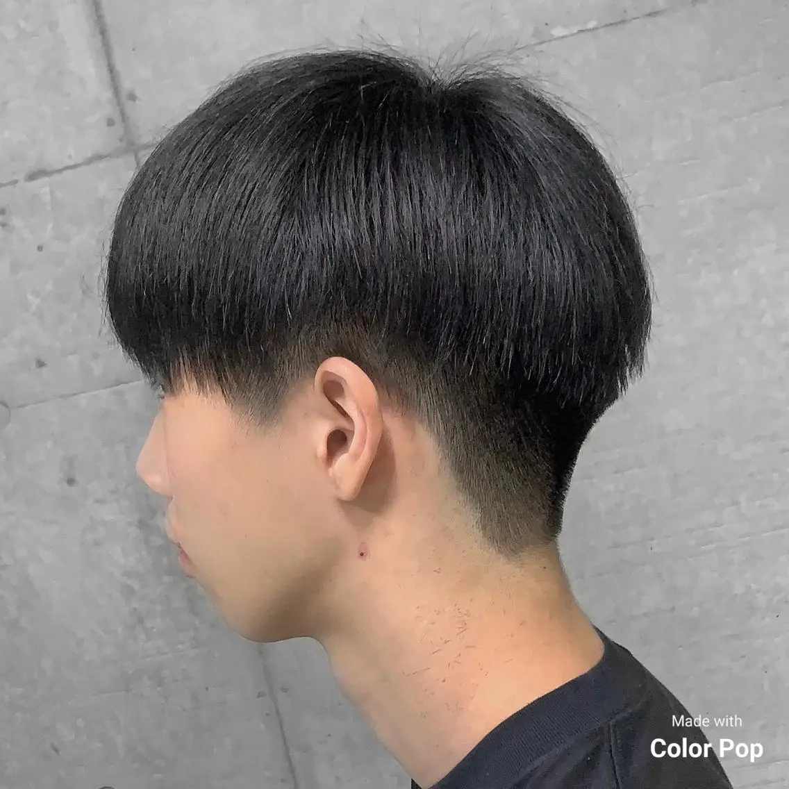 ショート メンズ マッシュ カット トリートメント ヘアセット メンズパーマの達人 KAITOのヘアスタイル