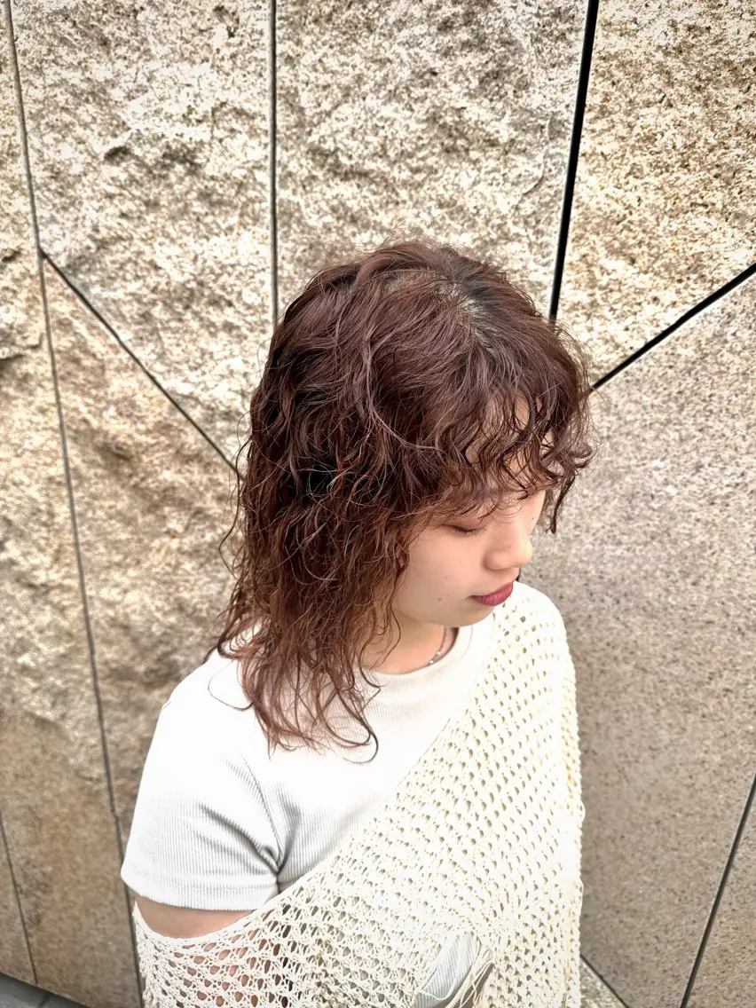 似合わせカット+パーマ🌀🪄💫 +ショートスパ💆♀️付き【ロングヘア限定】の写真
