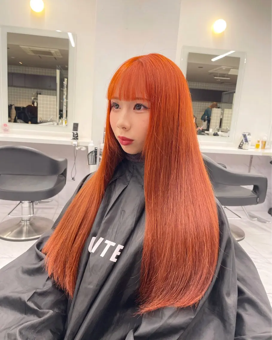 ロング カラー ヘアアレンジ ヘアカラー トリートメント ヘッドスパ 💗横浜美容室 💗HARUNAのヘアスタイル