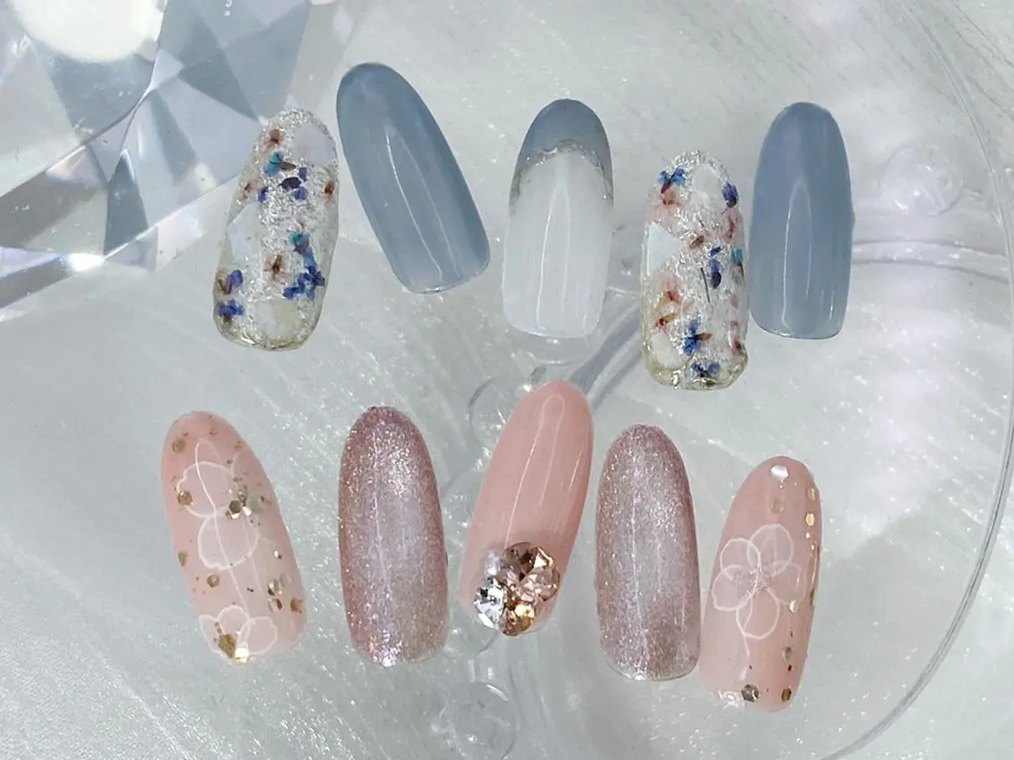ネイル ハンドネイル orbe 芳長のネイルデザイン