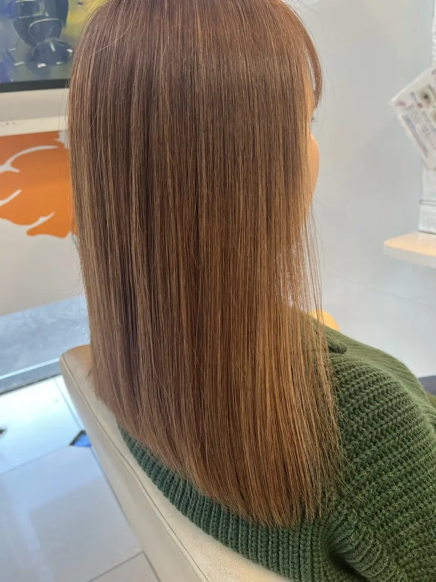 ミディアム カラー ベージュカラー 柳川 玲也のヘアスタイル