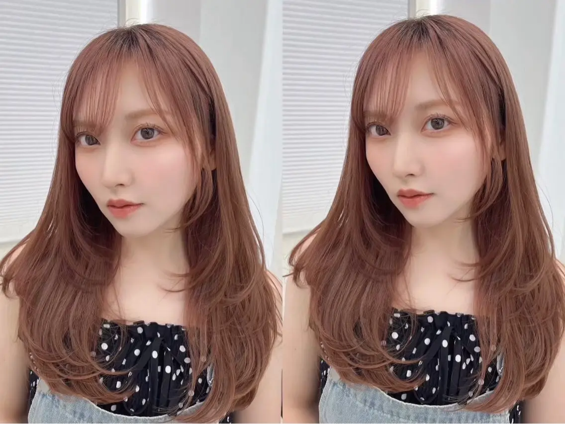 ロング カラー デザインカラー ヘアカラー トリートメント Shimon モデル募集中🙌のヘアスタイル
