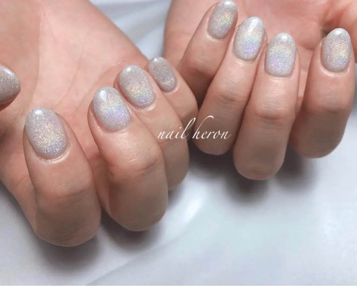 ネイル マグネットネイル ハンドネイル saki_ nail heronのネイルデザイン