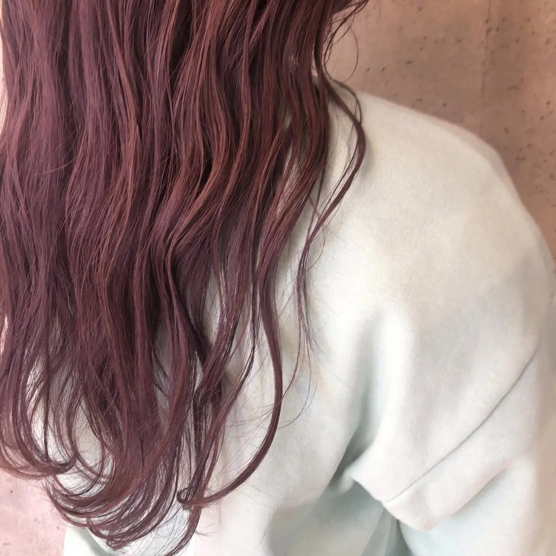 ロング カラー ピンクカラー パープルカラー wakana 【ブリーチカラー】のヘアスタイル