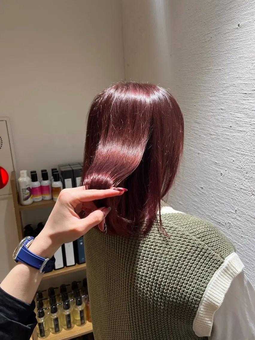 ミディアム non. ダブルカラー🎀🤍のヘアスタイル