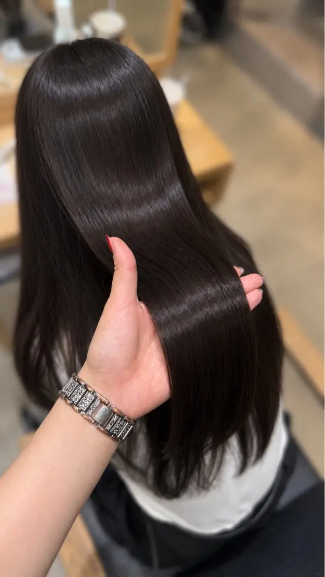 ロング カラー カット ヘアカラー Inity／ きたい みゅうのヘアスタイル