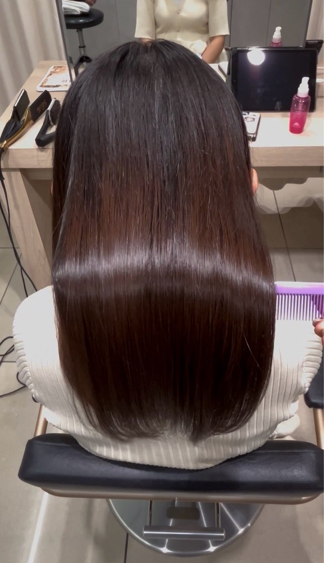 ロング パーマ 森田 夢瞳のヘアスタイル
