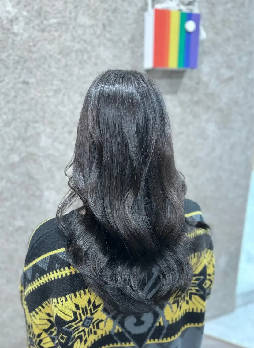 ロング カット ヘアカラー 🦋 misaki🦋のヘアスタイル