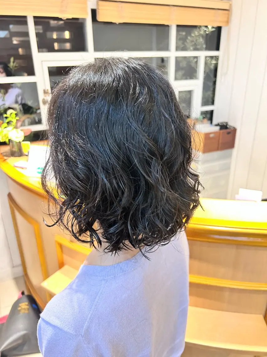 ショート パーマ ボブ ショートヘア PIS／ NAHOのヘアスタイル