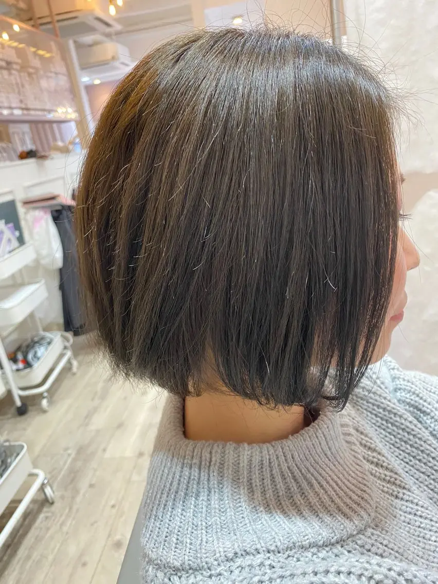 ショート カラー ブラウンカラー オリーブブラウン 森 亮輔のヘアスタイル