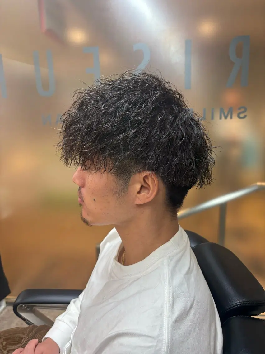 ミディアム パーマ メンズ FRISEUR/高瀬 晴乃祐のヘアスタイル