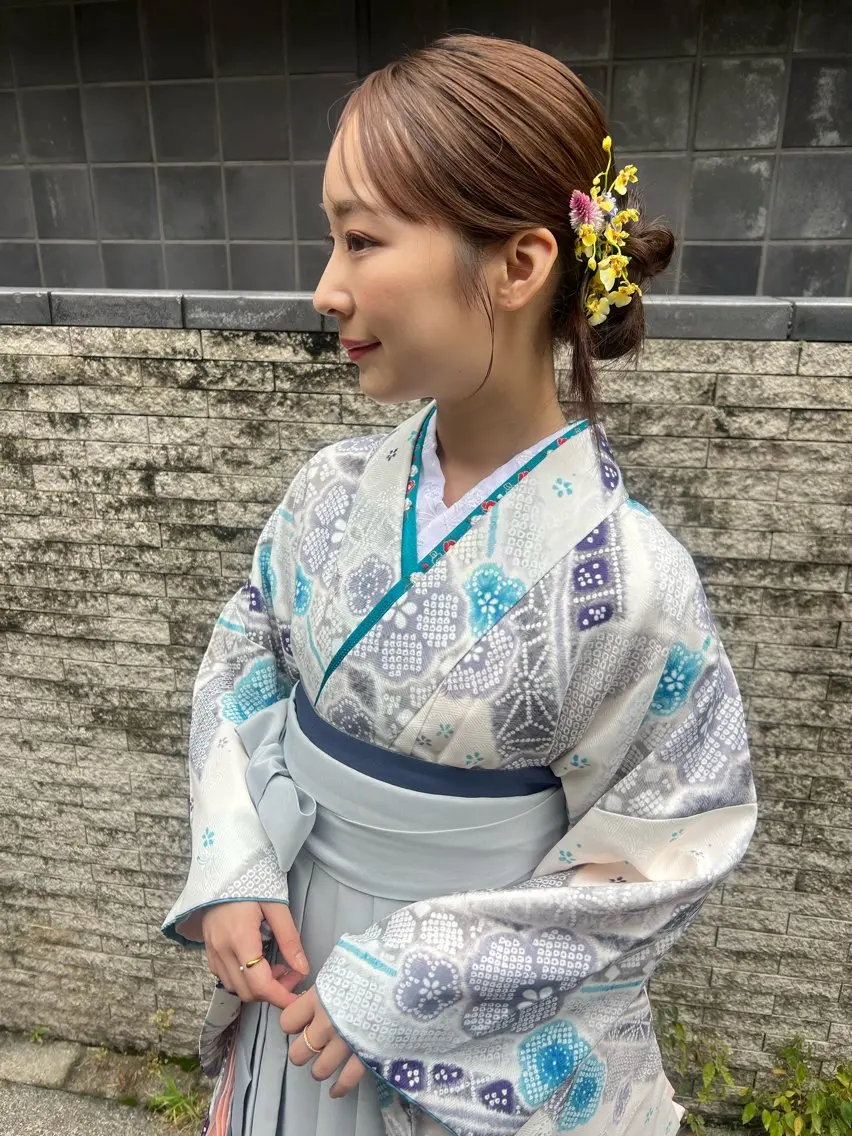 ヘアアレンジ 卒業式のヘアスタイル 大人可愛いヘアメイク 💋🧚♀️しずかのヘアスタイル