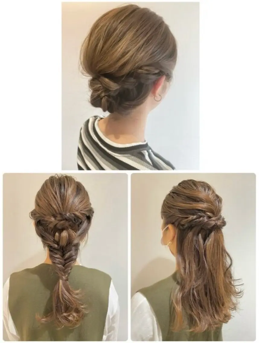 ロング ヘアアレンジ CreBiA ayanoのヘアスタイル