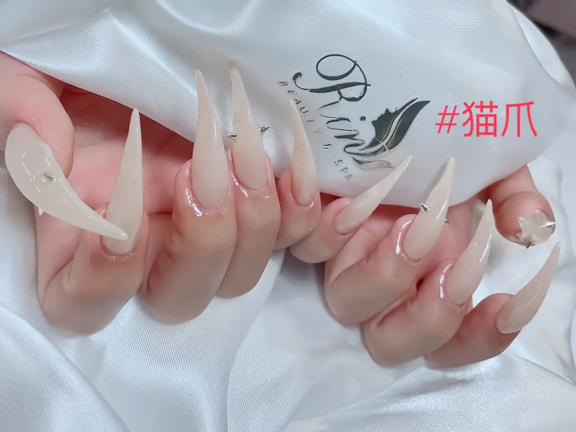 ネイル チークネイル フラッシュネイル フラワーネイル フットネイル ジェルネイル Rin Nail Shinokuboのネイルデザイン