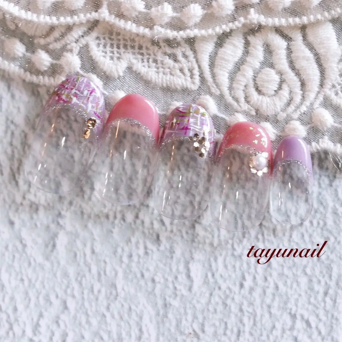 ネイル アートネイル ジェルネイル パラジェル ハンドネイル ネイルサロン 【たゆnail】のネイルデザイン