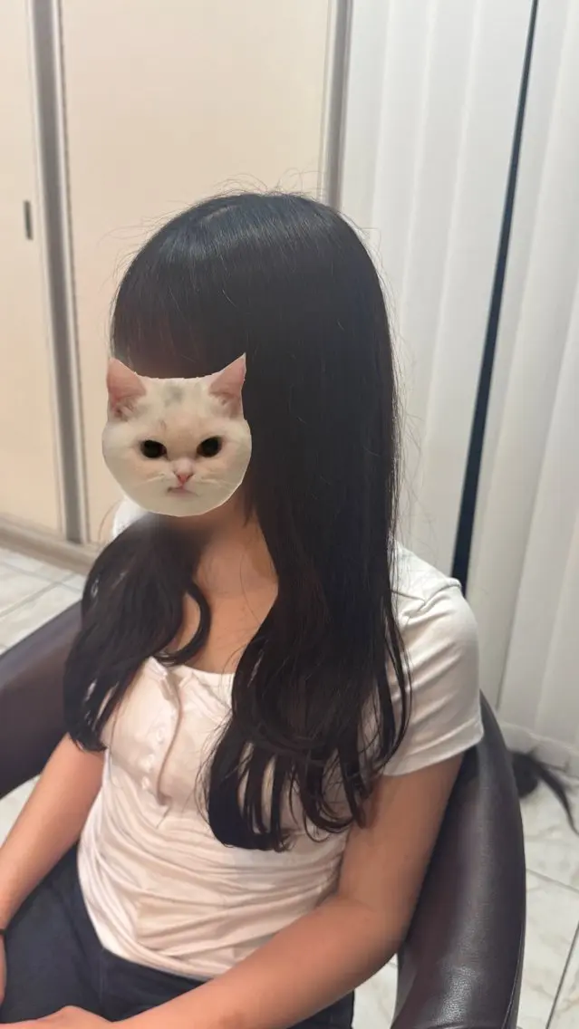 ロング 皆川 優奈のヘアスタイル