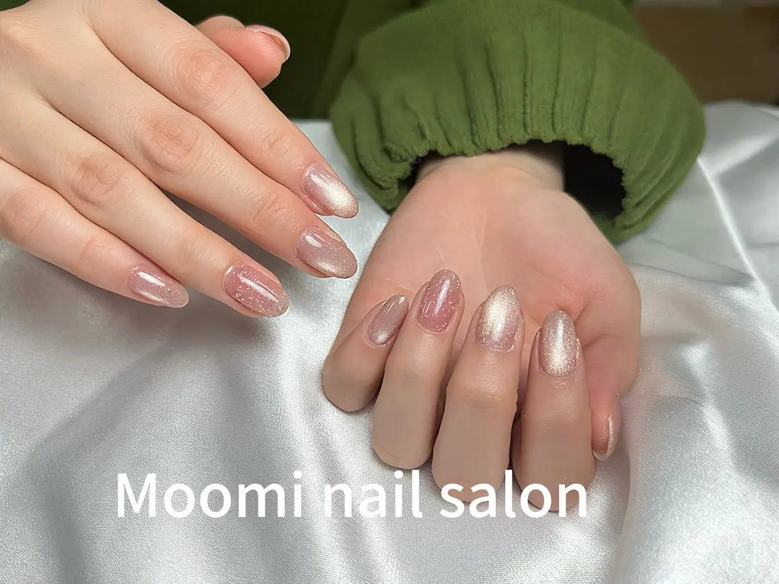 ネイル マグネットネイル ハンドネイル 長さだし専門店 Moominのネイルデザイン