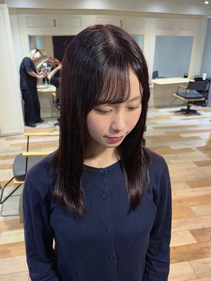 ロング ヘアカラー 💜🦋 COCONA🦋💜のヘアスタイル
