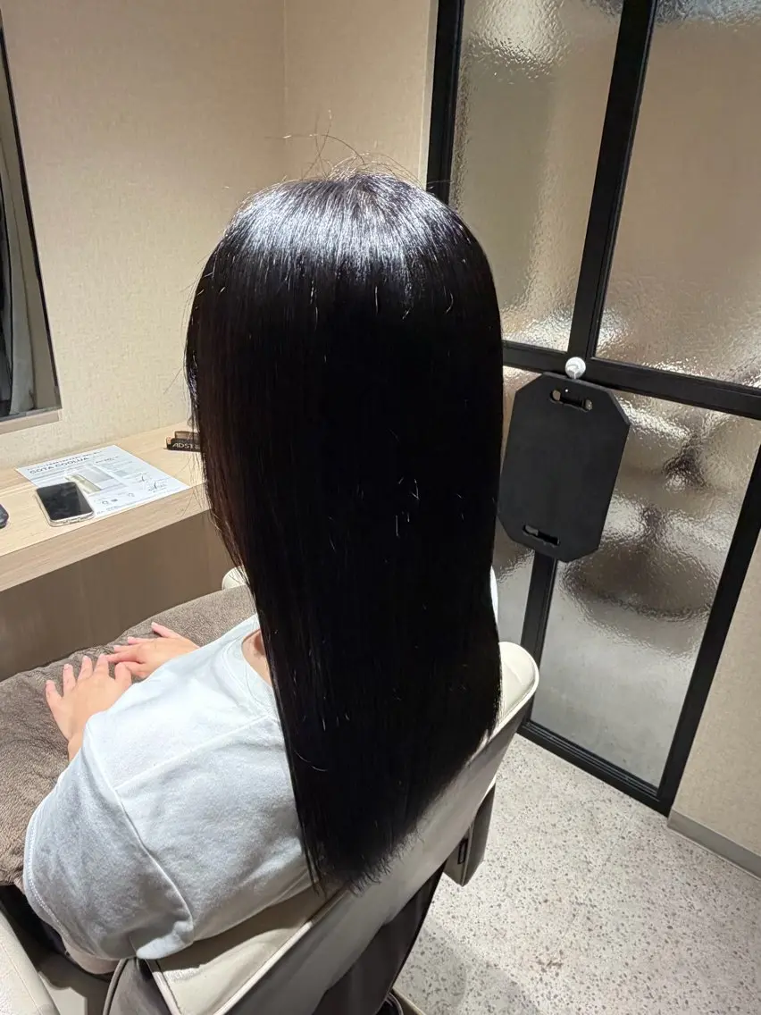 ロング ヘアカラー トリートメント 髪質改善/艶カラー✨ 50％オフ/斉藤広人のヘアスタイル