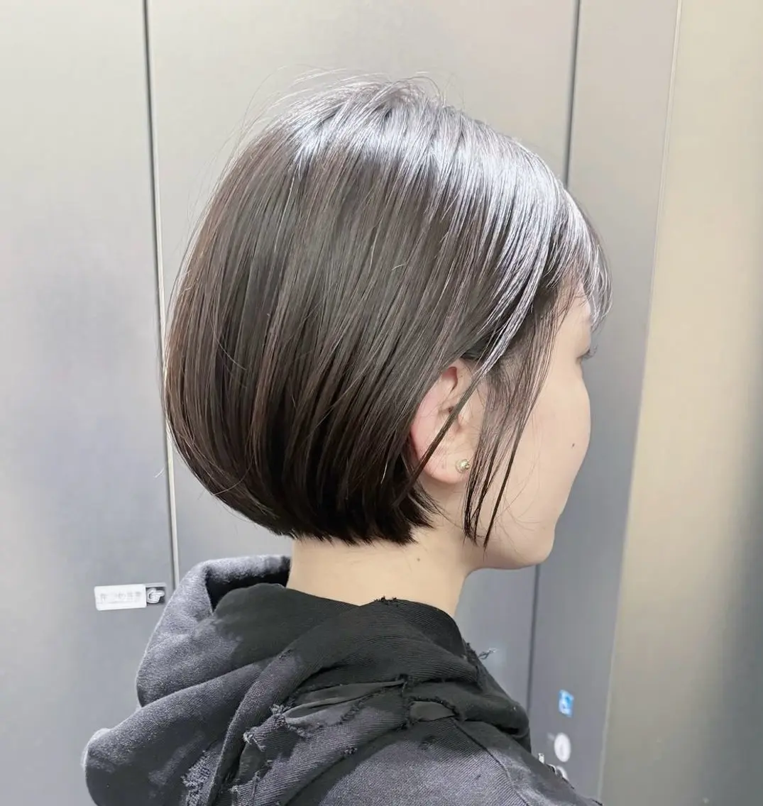 ショート ヘアアレンジ ボブ 境町/透明感カラー/ レイヤー/中茎涼太のヘアスタイル