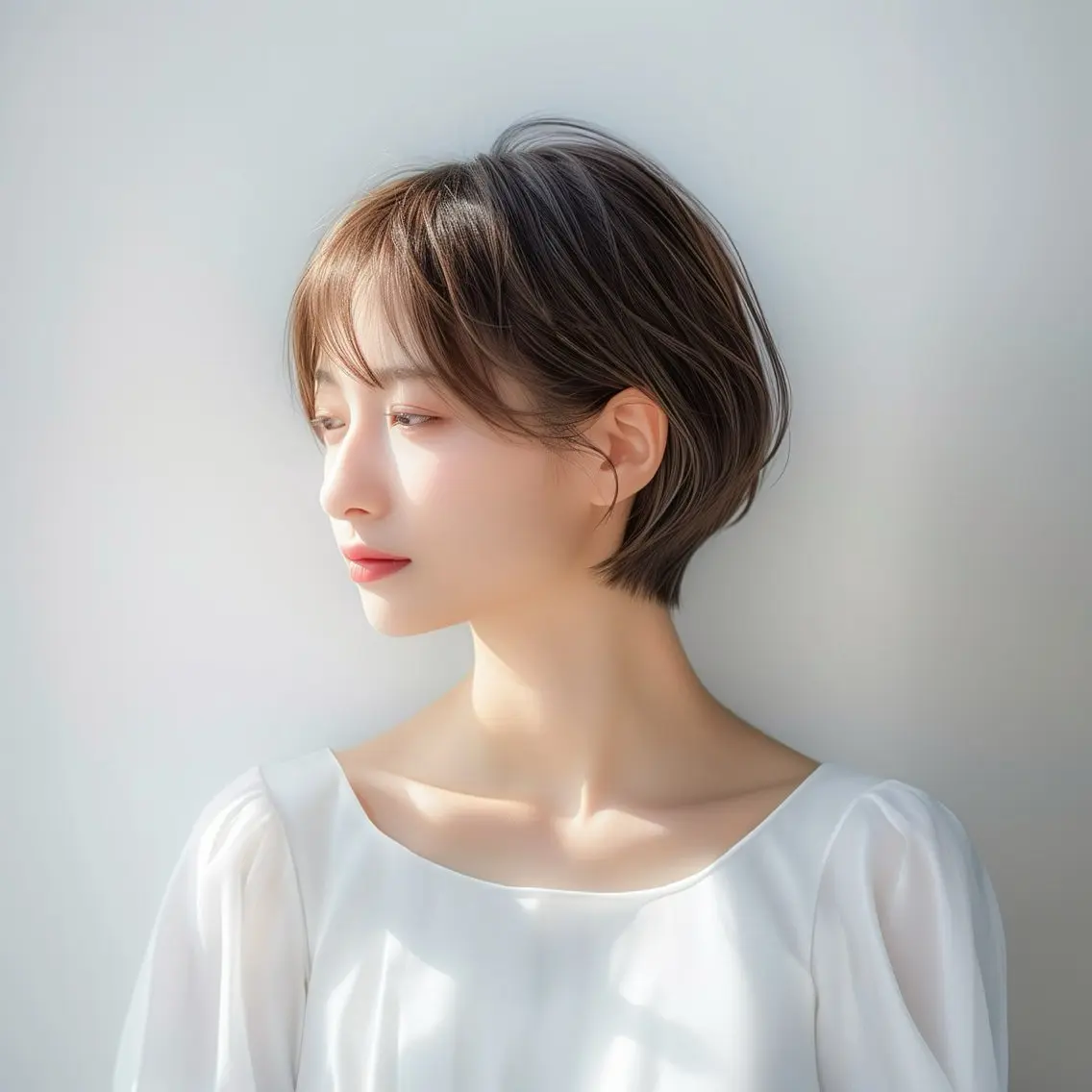 ショート カット ヘアカラー トリートメント 髪質改善特化/ Kanataのヘアスタイル