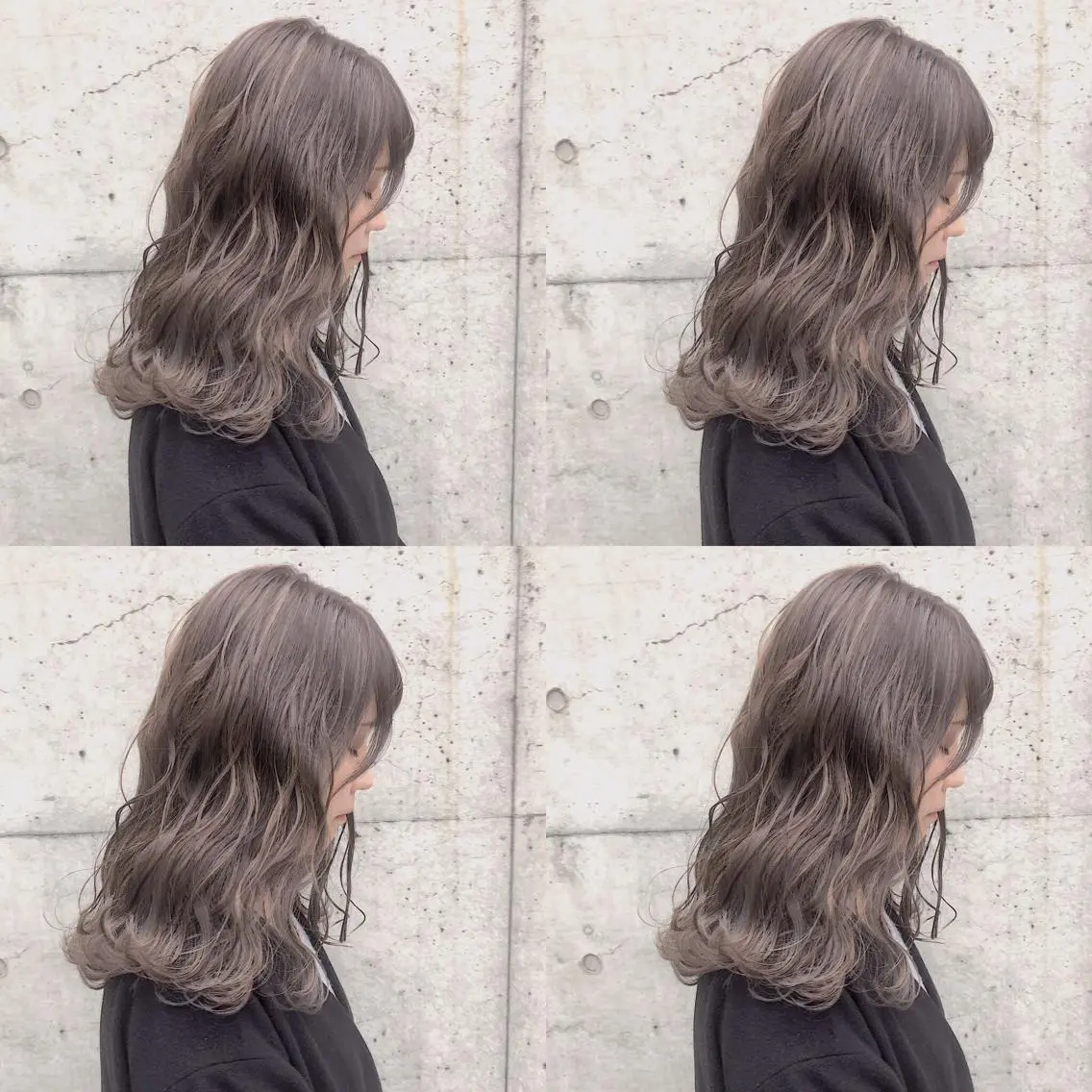 ロング カラー パーマ ヘアアレンジ メンズ キッズ ネイル マツエク・マツパ グレージュ M字・前髪割れ 改善メンズ特化/栢沼のヘアスタイル