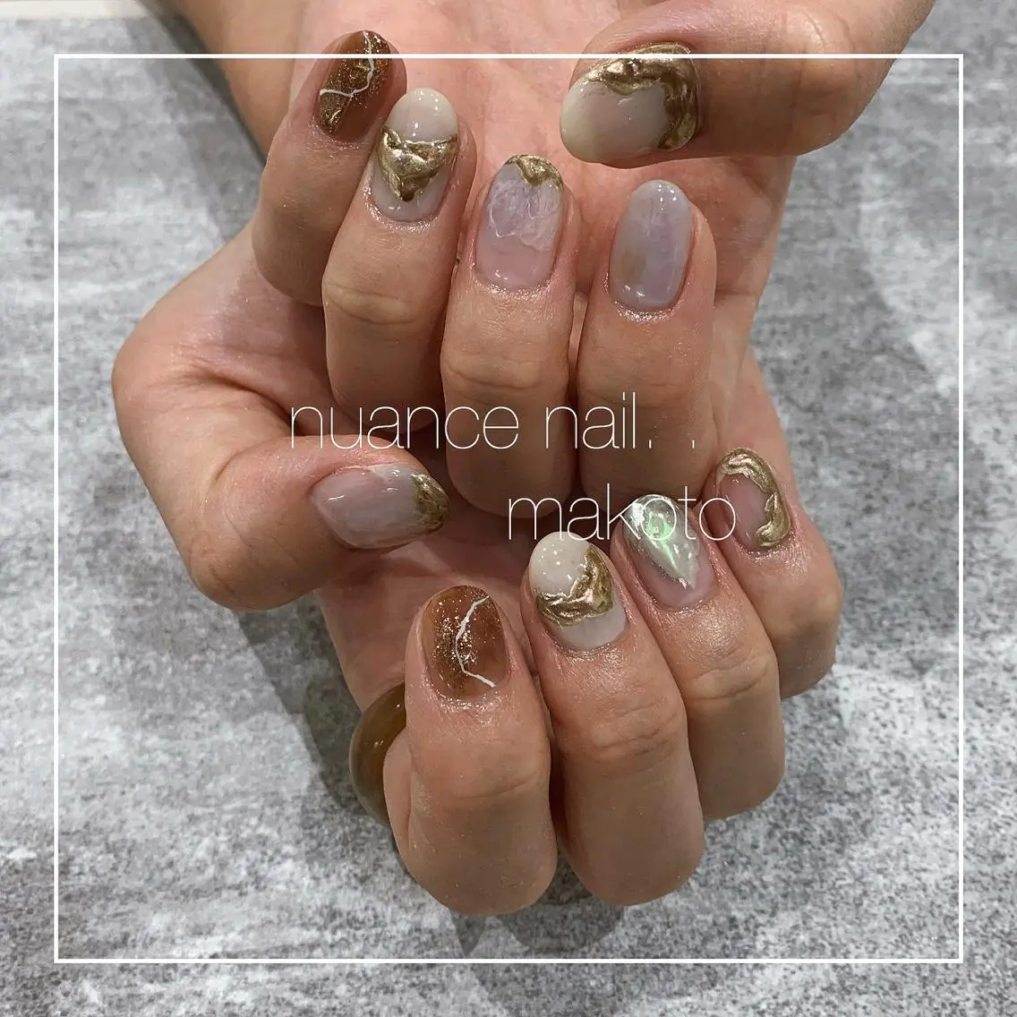 ネイル ニュアンスネイル salon de Cheliのネイルデザイン