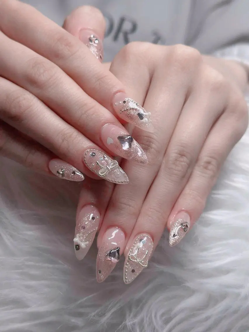 ネイル アートネイル 成人式 ジェルネイル ニュアンスネイル 夏ネイル ハンドネイル neco H.babynailのネイルデザイン