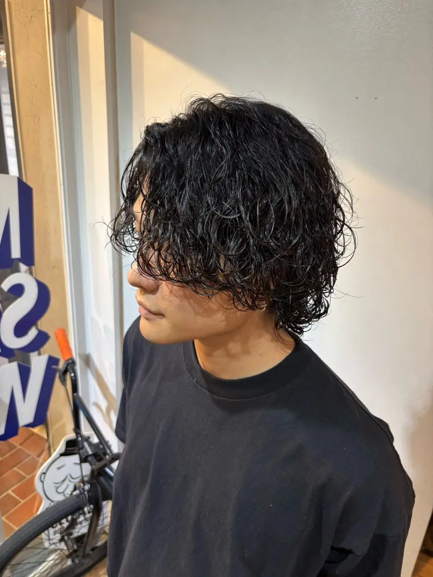 パーマ メンズ 村下 美尋のヘアスタイル