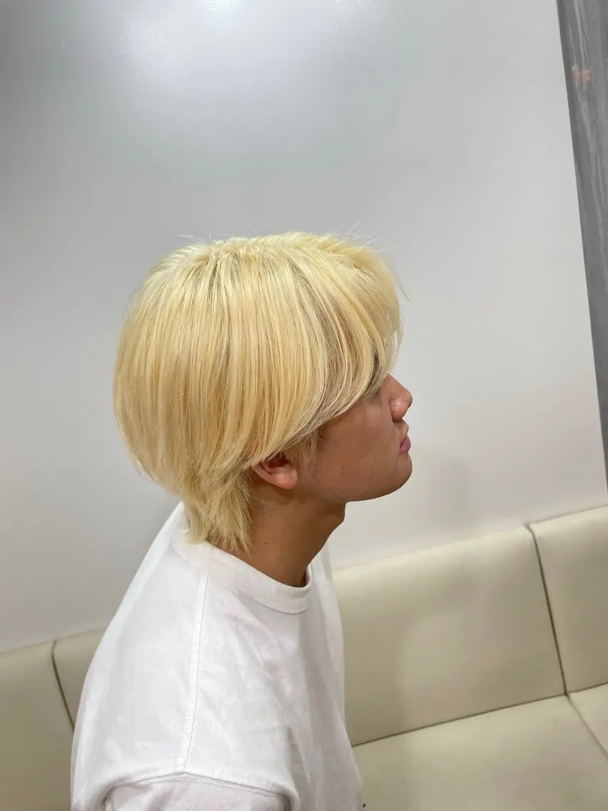カラー メンズ カマタ ハルキのヘアスタイル