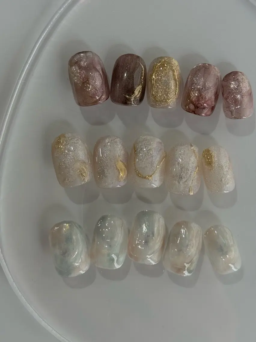 ネイル ニュアンスネイル 春ネイル ハンドネイル Blé nailのネイルデザイン