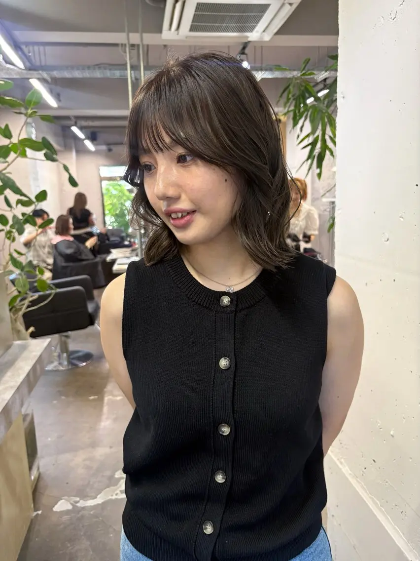 カラー ヘアカラー ハイトーン レイヤー🎀meiのヘアスタイル