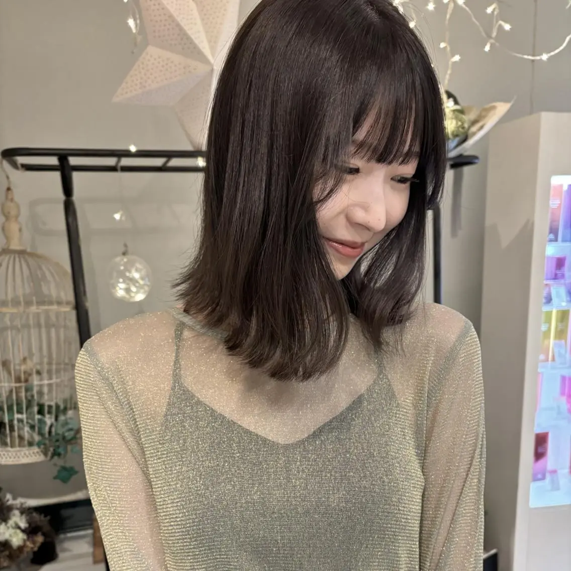 【2回目ご来店の方】髪質改善カラー+オーガニックトリートメント🌿の写真