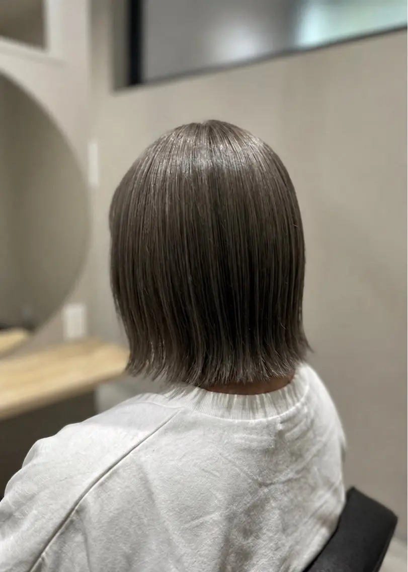 ショート 切りっぱなしボブ ボブ 🫧 SHOKI🫧のヘアスタイル