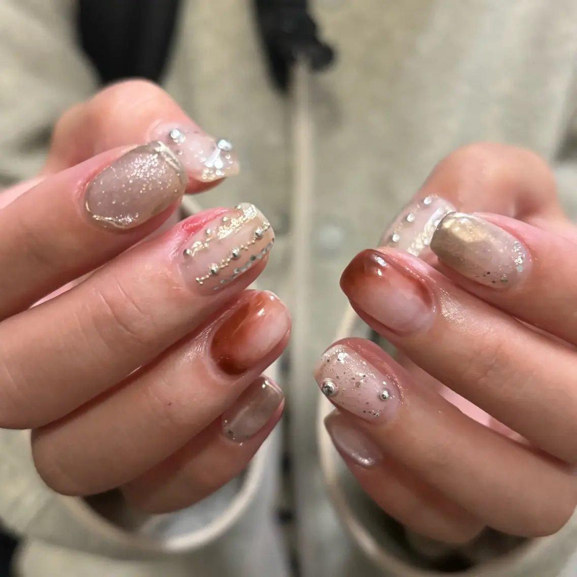 ネイル ハンドネイル カメレオン京橋🌻 草葉由佳のネイルデザイン